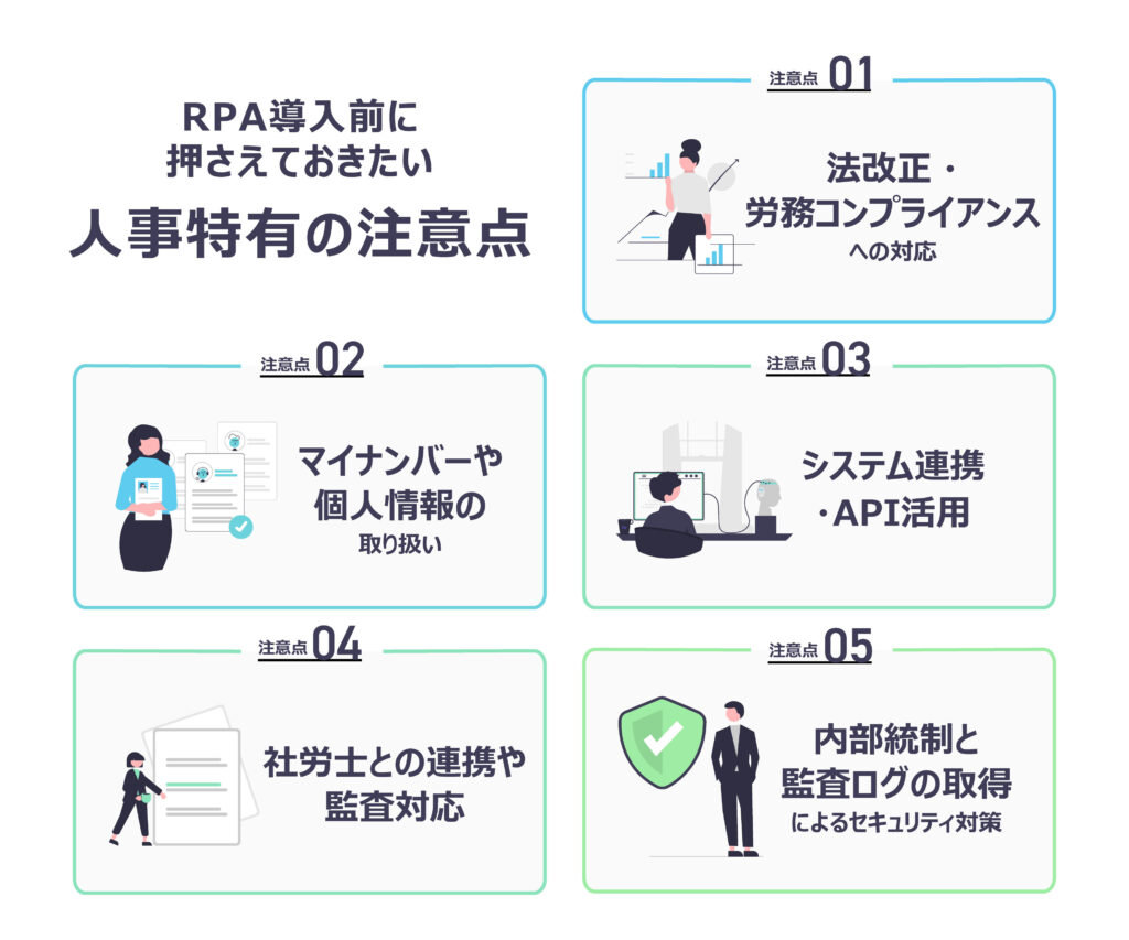 RPA導入前に押さえておきたい人事特有の注意点