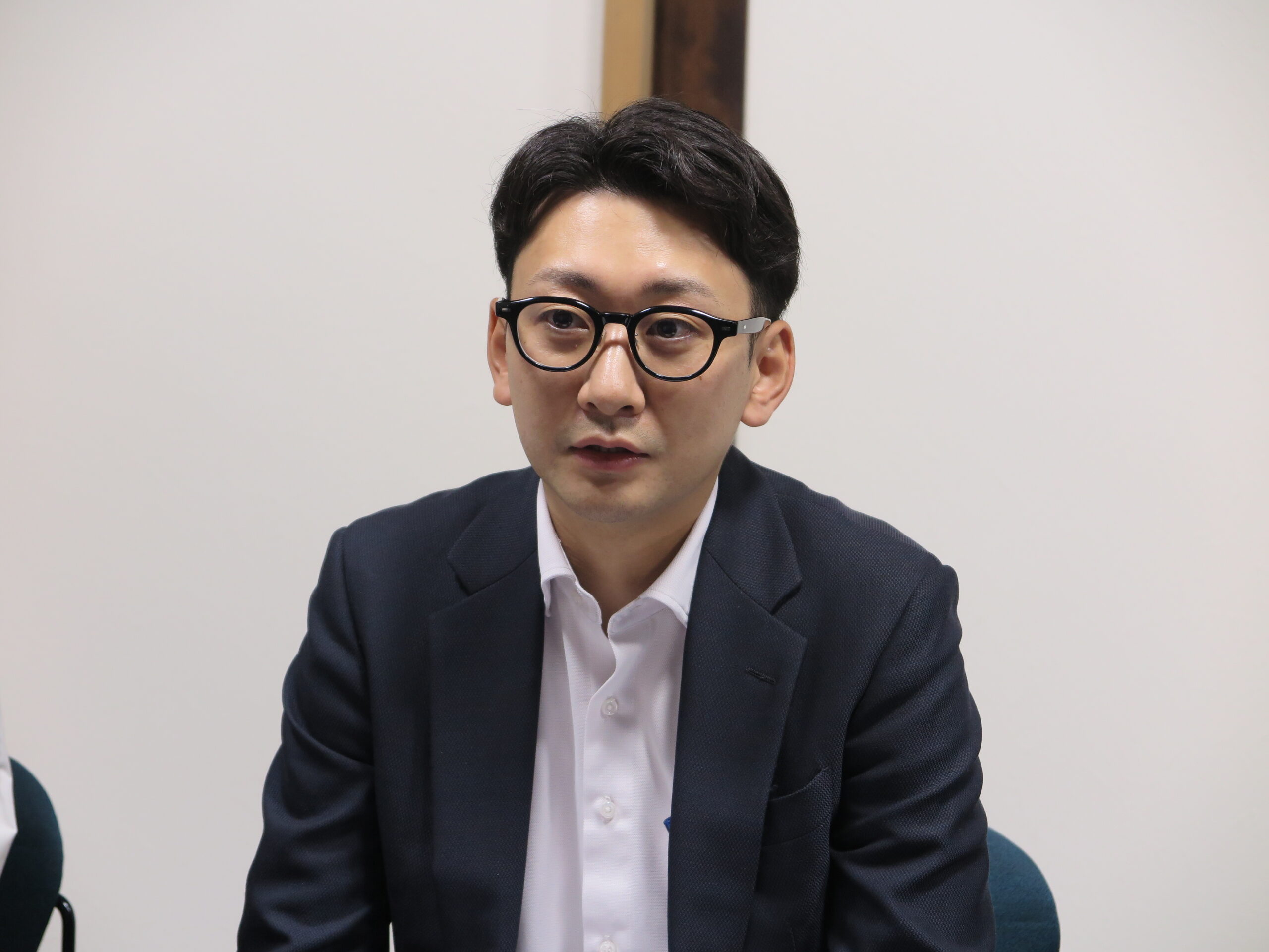 Autoジョブ名人は「他社よりも直感的な操作で開発のハードルが低く、サポート体制が充実している」と語る野田専務