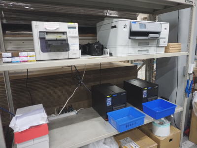 岡山配送センター プリンター設置スペース