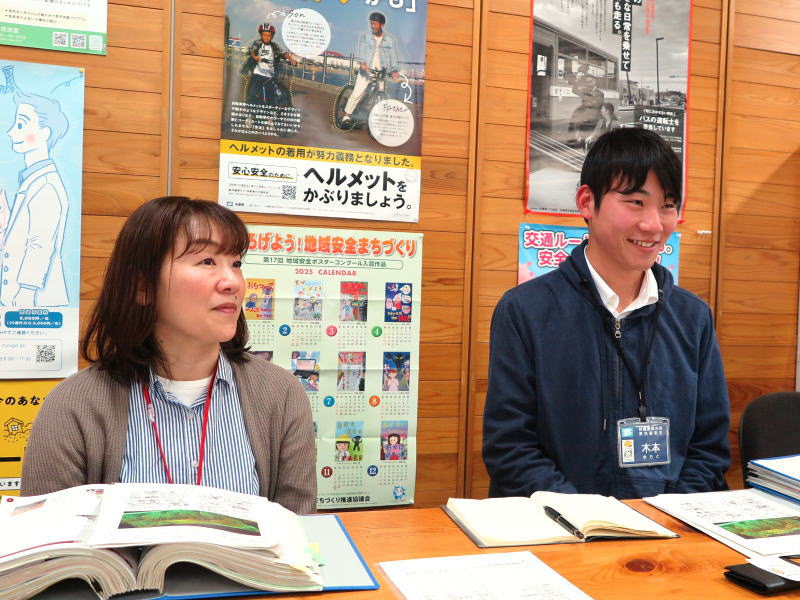 （左から）兵庫県 西播磨県民局 県民躍動室 地域振興課長 西尾 様、木本 様